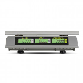 Торговые настольные весы M-ER 326 C-15.2 LCD  без АКБ