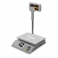 Торговые настольные весы M-ER 326 ACPX-15.2 "Slim'X" LED Белые